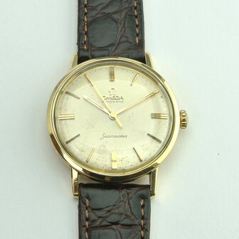 Omega Seamaster 18k yellow gold case ref 14905 SC-62