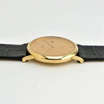 Omega De Ville 18k yellow gold case ref 196.2379