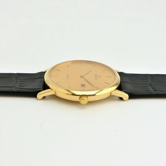 Omega De Ville 18k yellow gold case ref 196.2379