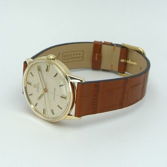 Omega Seamaster 14k yellow gold case ref 165.001