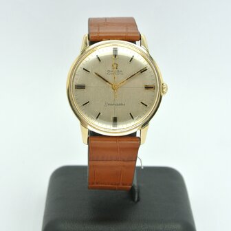 Omega Seamaster 14k yellow gold case ref 165.001