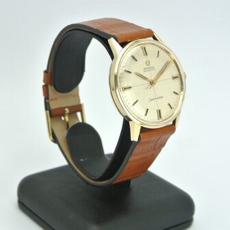 Omega Seamaster 14k yellow gold case ref 165.001