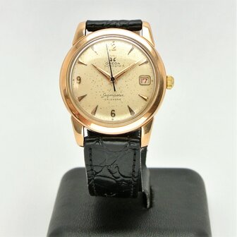 Omega Seamaster Automatic 18k rose gold case ref 2849