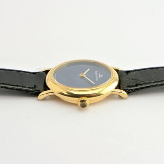 Jaeger-LeCoultre Baignoire 18k gold case Lapis Lazuli dial ref 9136.21