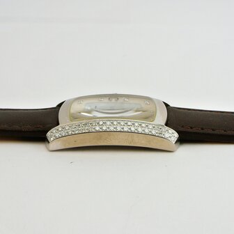 Baume &amp; Mercier Hampton Milleis 18k white gold case Diamonds ref 65335