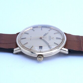 Omega De Ville Automatic 14k gold case ref 166.033