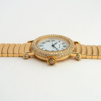 Cartier Diabolo 18k gold watch ref 1430