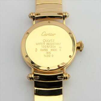 Cartier Diabolo 18k gold watch ref 1430