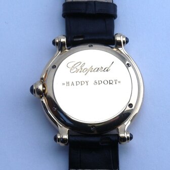 Chopard Happy Sport 18k gold case ref 6144