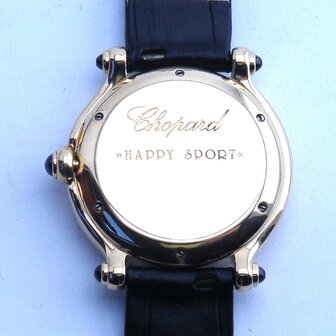 Chopard Happy Sport 18k gold case ref 6144