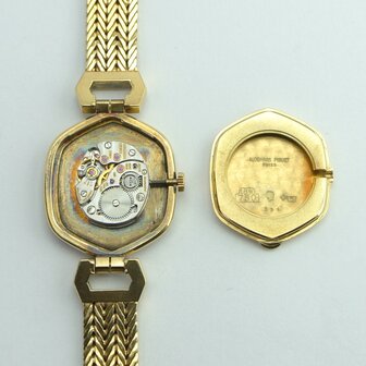 Audemars Piguet 18k yellow gold diamond watch ref 351