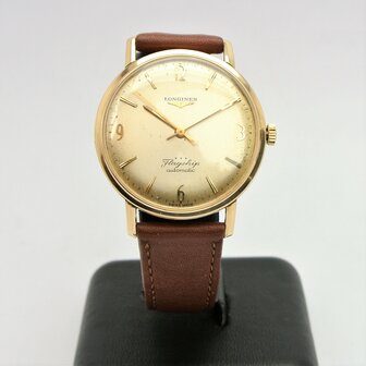 Longines Flagship 9k gold case automatic