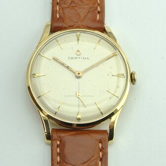 Certina Vintage cal 23-20 18k yellow gold case