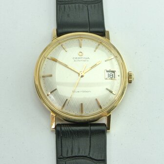 Certina Blue Ribbon Automatic 18k yellow gold case