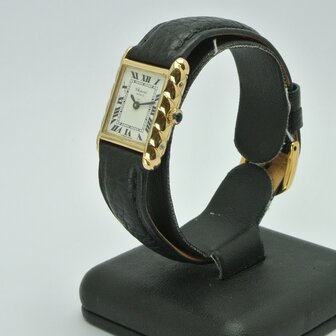 Chopard Tank 18k gold case ref 5054