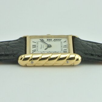 Chopard Tank 18k gold case ref 5054