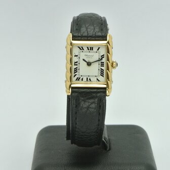 Chopard Tank 18k gold case ref 5054