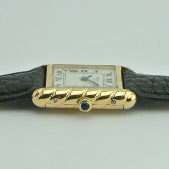 Chopard Tank 18k gold case ref 5054