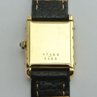 Chopard Tank 18k gold case ref 5054