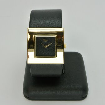 LUC Chopard 18k gold clipband watch