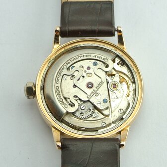 Movado Kingmatic Automatic 18k gold case and dial ref R5231