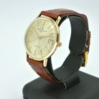 Baume &amp; Mercier Baumatic 18k gold case ref 35048.2