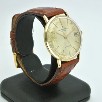 Baume &amp; Mercier Baumatic 18k gold case ref 35048.2