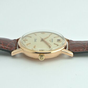 Longines Conquest Automatic 18k rose gold case ref 9025 4