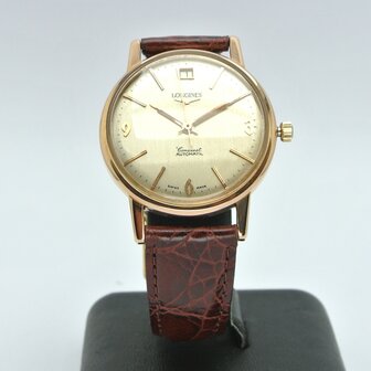 Longines Conquest Automatic 18k rose gold case ref 9025 4