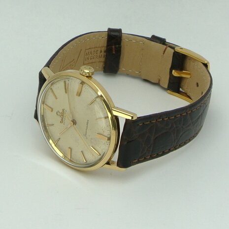 Omega Seamaster 18k yellow gold case ref 14905 SC-62