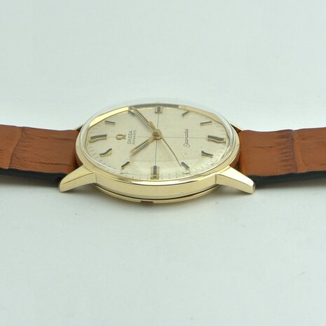 Omega Seamaster 14k yellow gold case ref 165.001