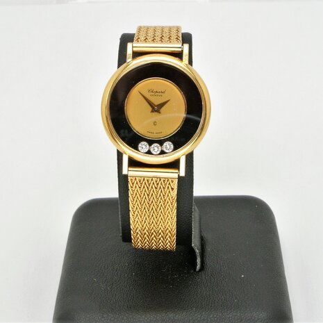 Chopard Happy Diamonds Icons 18k gold watch ref 220135-4076