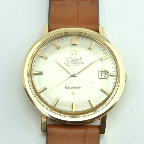 Omega Constellation ref 168004/14 cal 561 14k yellow gold case