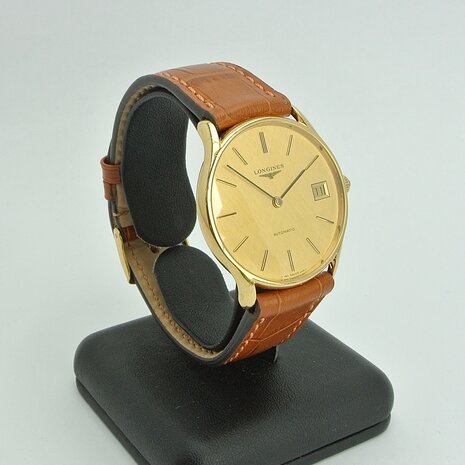 Longines Automatic 18k gold case ref 4184