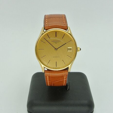 Longines Automatic 18k gold case ref 4184