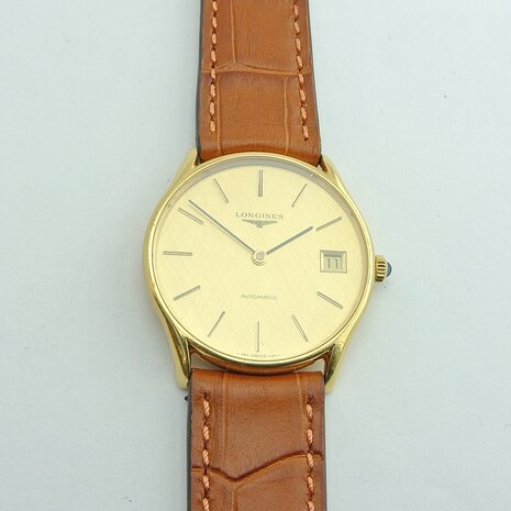 Longines Automatic 18k gold case ref 4184