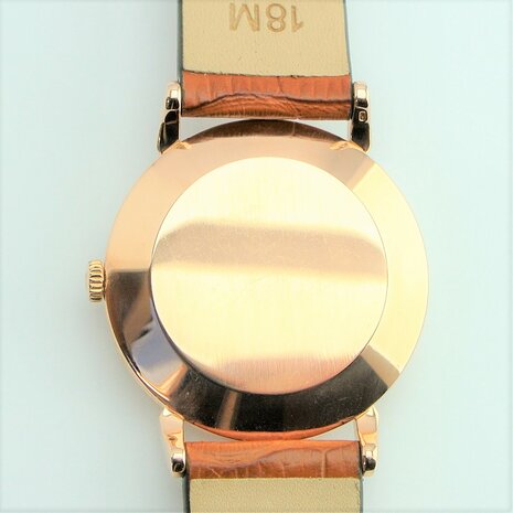 Omega Bumper Automatic Bumper 18k red gold case ref 2398