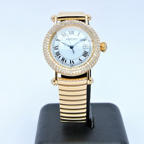 Cartier Diabolo 18k gold watch ref 1430