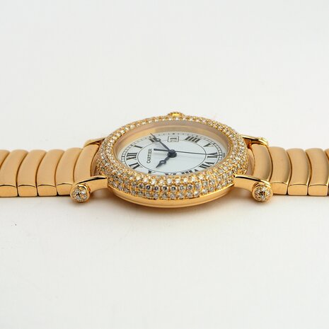 Cartier Diabolo 18k gold watch ref 1430