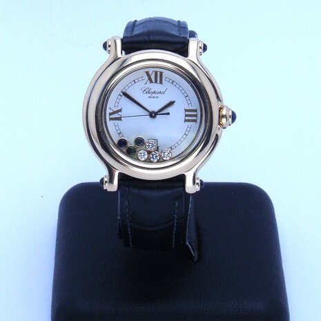 Chopard Happy Sport 18k gold case ref 6144