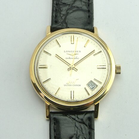 Longines Ultra Chron Automatic 18k yellow gold case