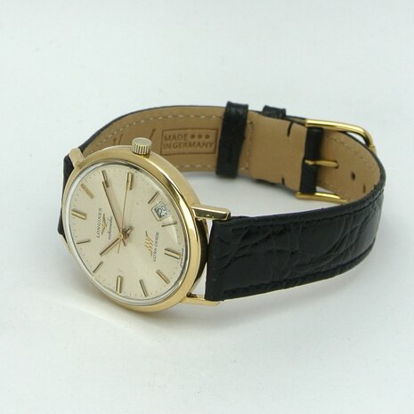 Longines Ultra Chron Automatic 18k yellow gold case