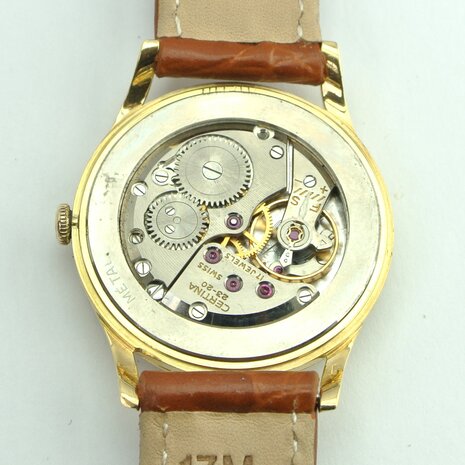 Certina Vintage cal 23-20 18k yellow gold case