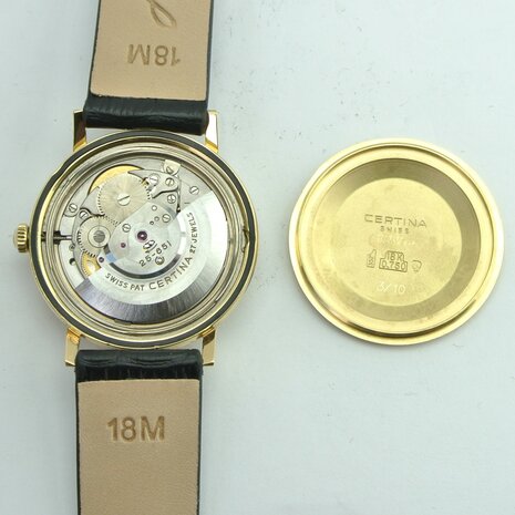 Certina Blue Ribbon Automatic 18k yellow gold case