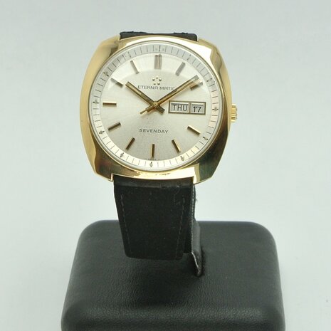 Eterna Matic Sevenday Automatic Day-Date 18k yellow gold case