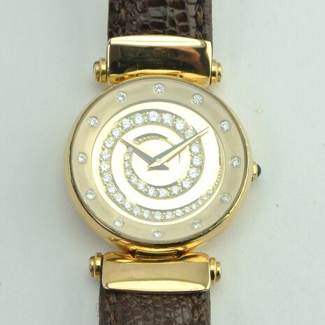 Bonard Magic Diamonds Hypnosis Dial 18k yellow gold case