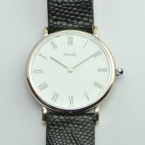 Piaget 18k white gold case ref 9015