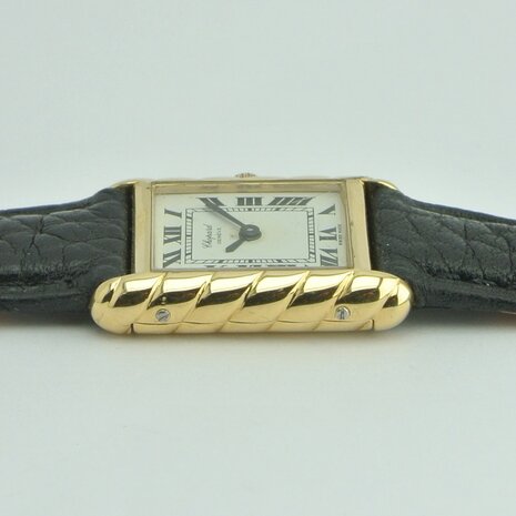 Chopard Tank 18k gold case ref 5054