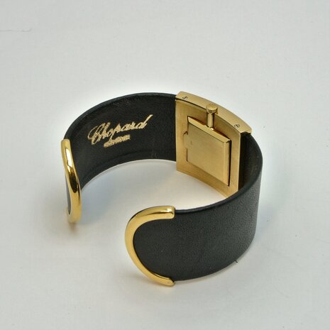 LUC Chopard 18k gold clipband watch