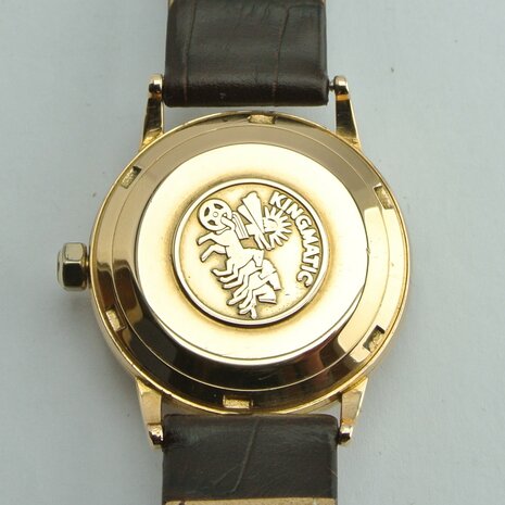 Movado Kingmatic Automatic 18k gold case and dial ref R5231